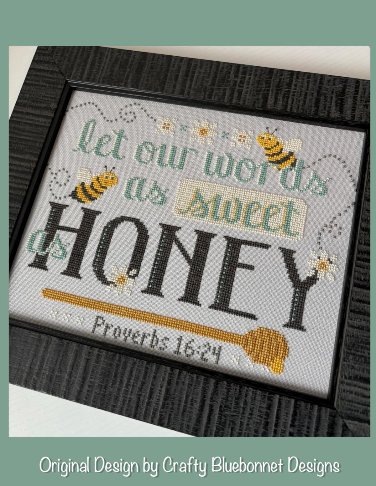 Sweet As Honey - Christian Cross Stitch Pattern