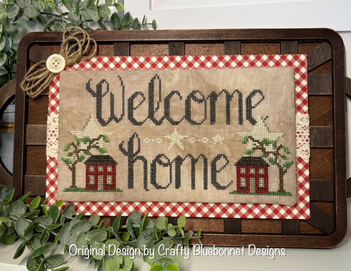 Twin House Welcome - Cross Stitch Pattern