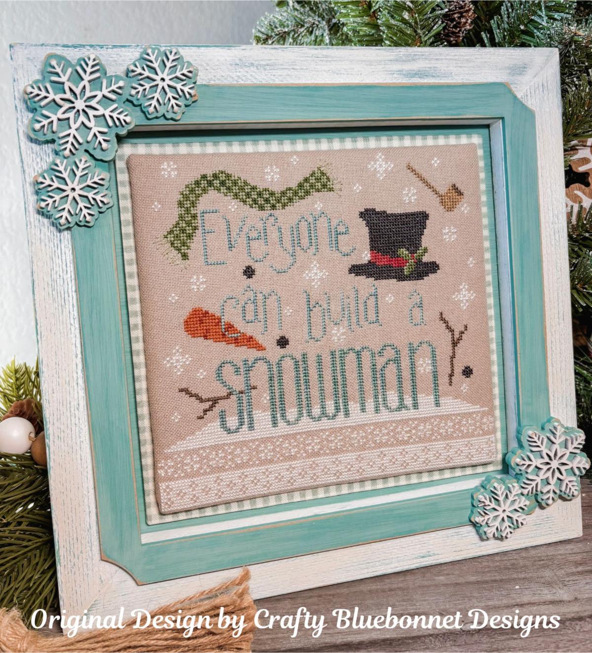 Everyone Can Build a Snowman - Cross Stitch Pattern