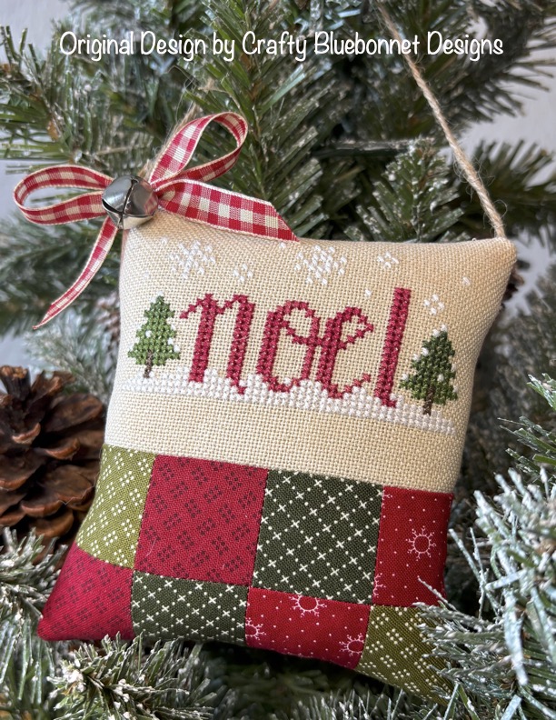 Noel Ornament - Christmas Cross Stitch Pattern