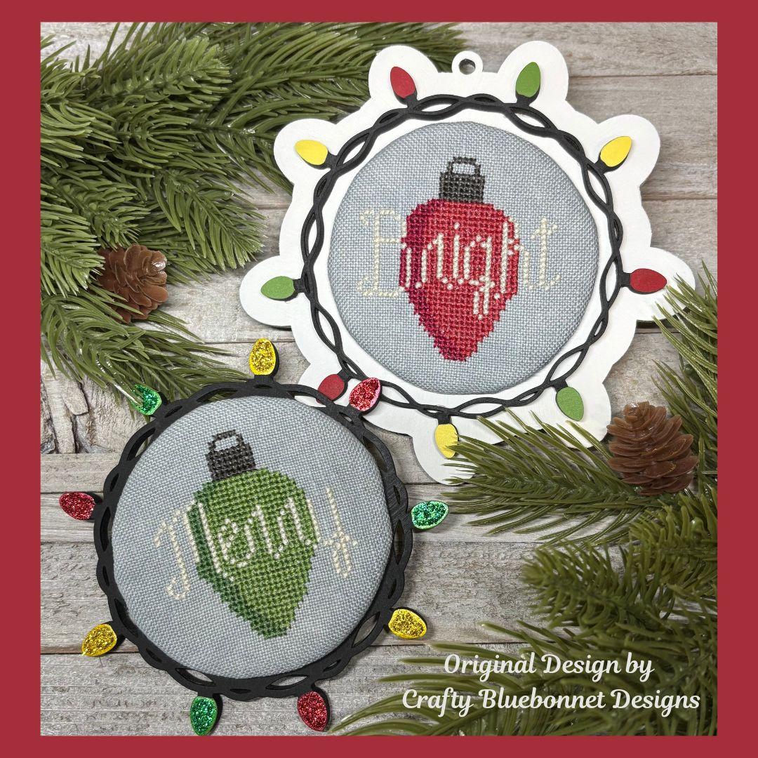 Merry and Bright Lights - Christmas Cross Stitch Pattern
