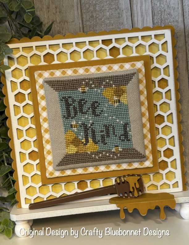 Bee Kind Spool - Cross Stitch Pattern