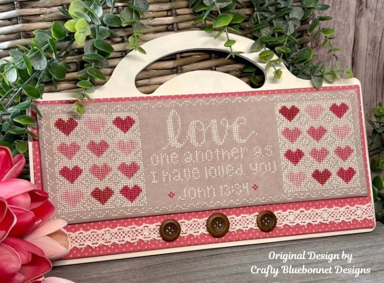 Love One Another - Christian Cross Stitch Pattern