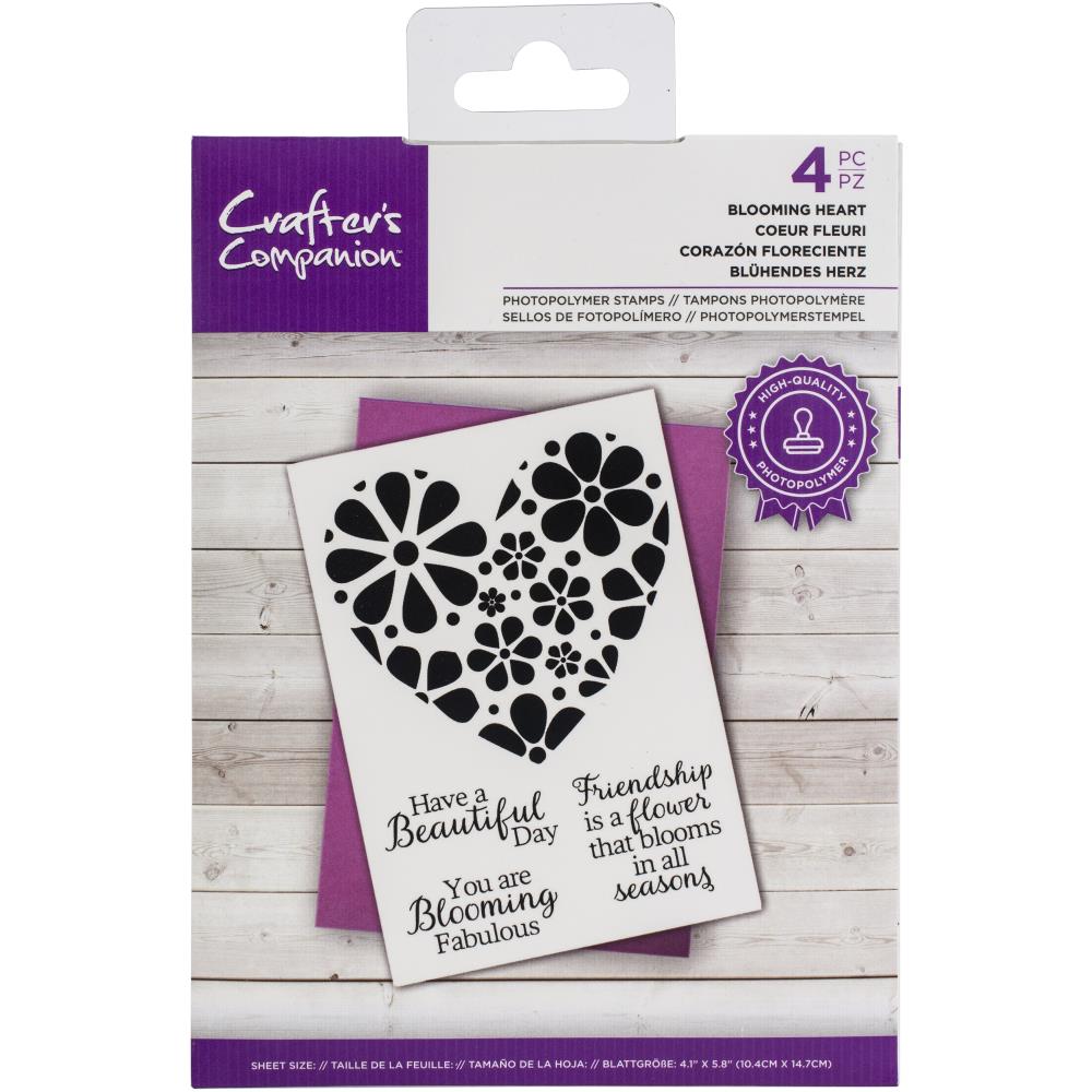 Blooming Heart - Clear Stamp Set