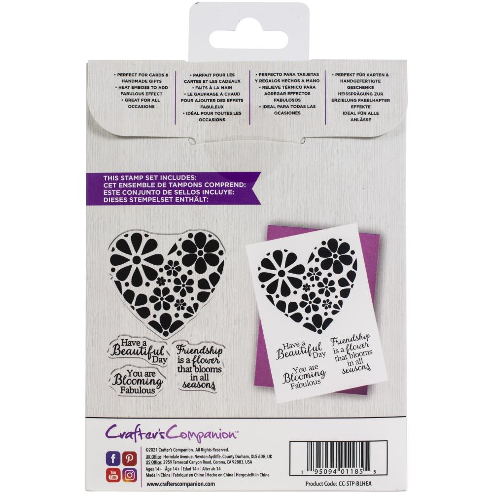 Blooming Heart - Clear Stamp Set