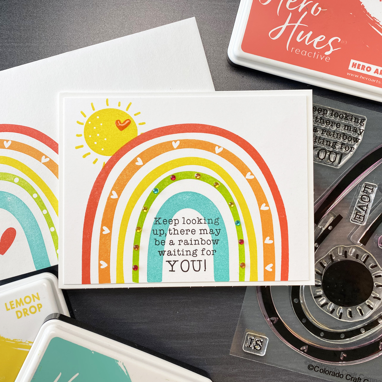 Build A Rainbow - Big and Bold Clear Stamp Set