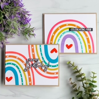 Build A Rainbow - Big and Bold Clear Stamp Set