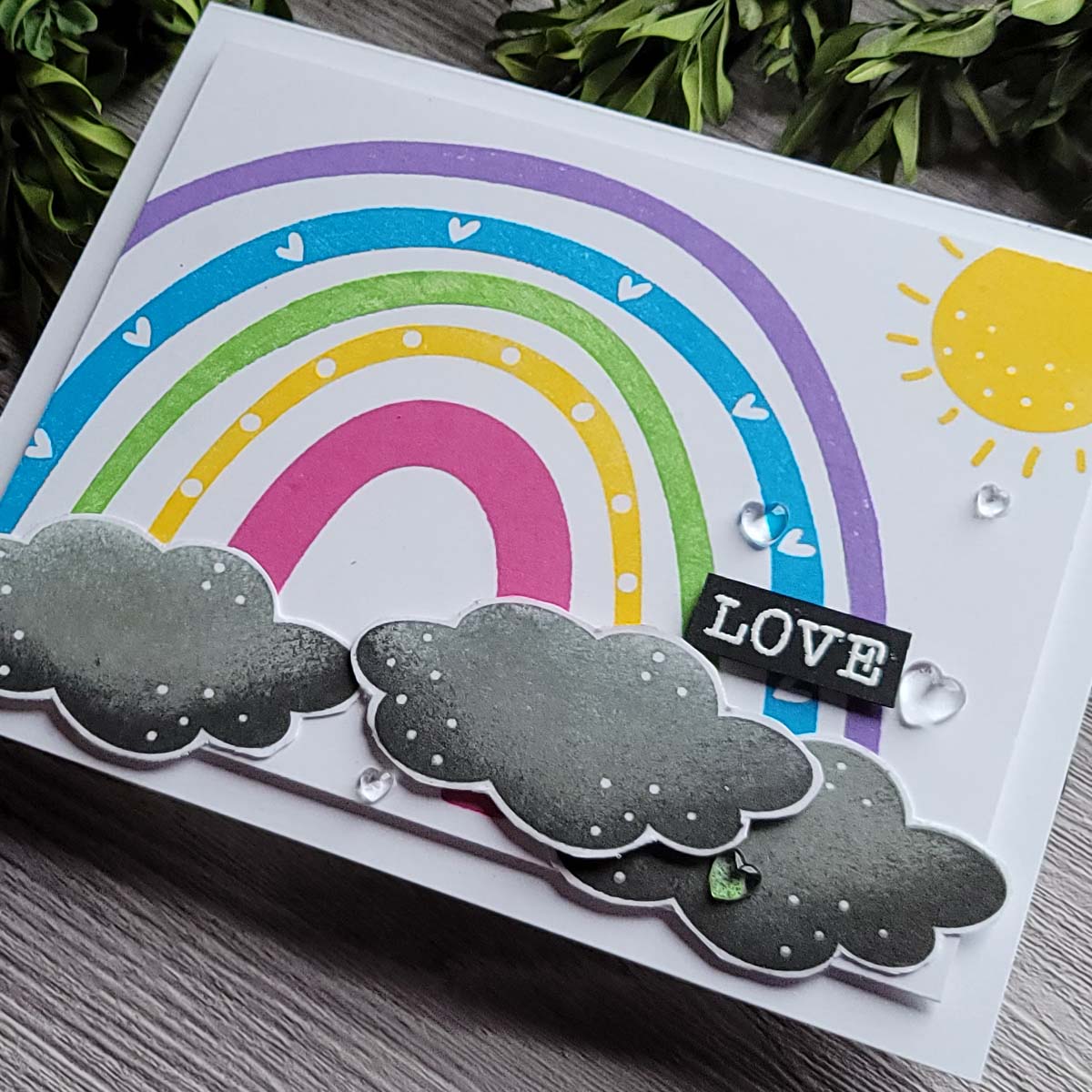 Build A Rainbow - Big and Bold Clear Stamp Set