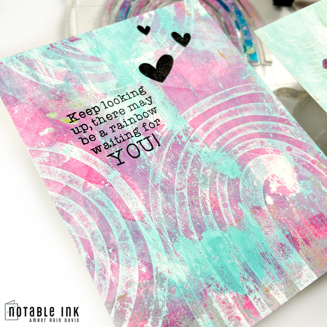 Build A Rainbow - Big and Bold Clear Stamp Set
