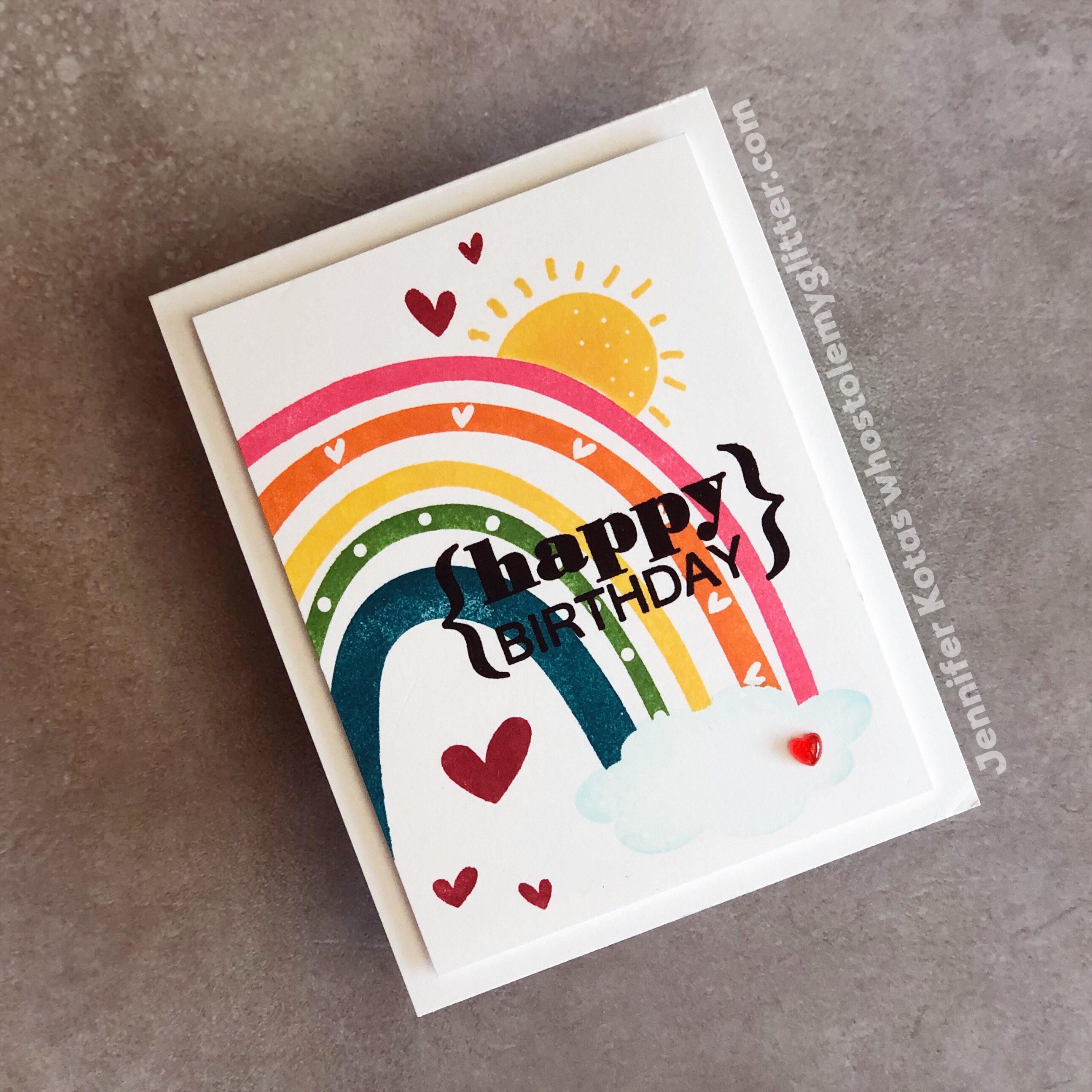 Build A Rainbow - Big and Bold Clear Stamp Set