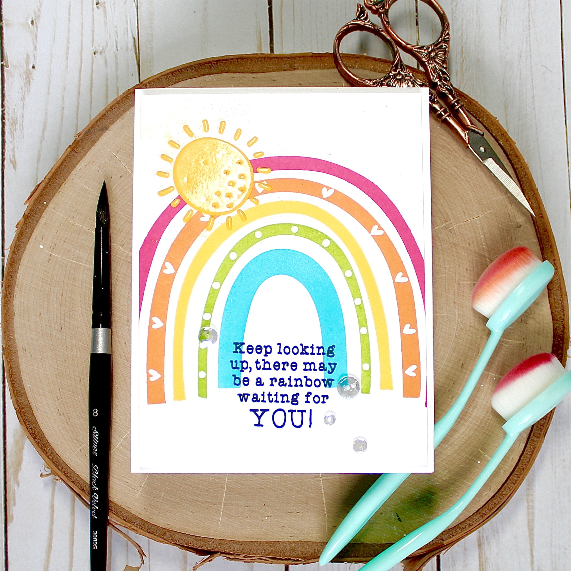 Build A Rainbow - Big and Bold Clear Stamp Set