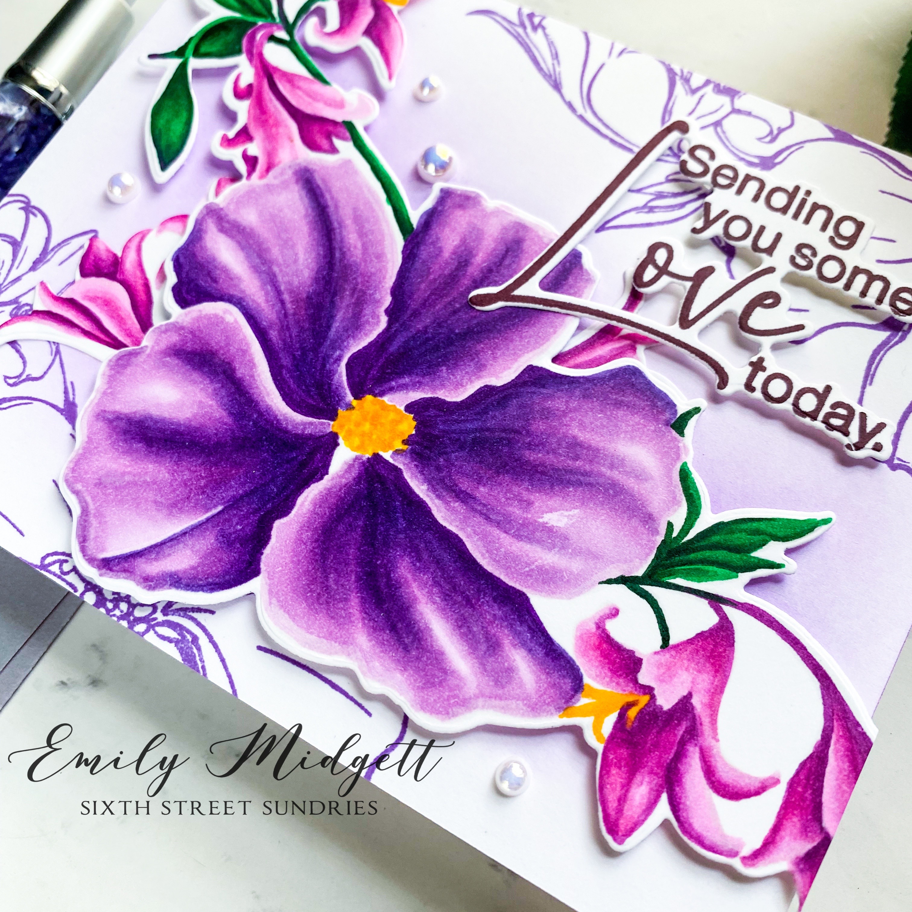 Hibiscus Love - Big and Bold Craft Die Set