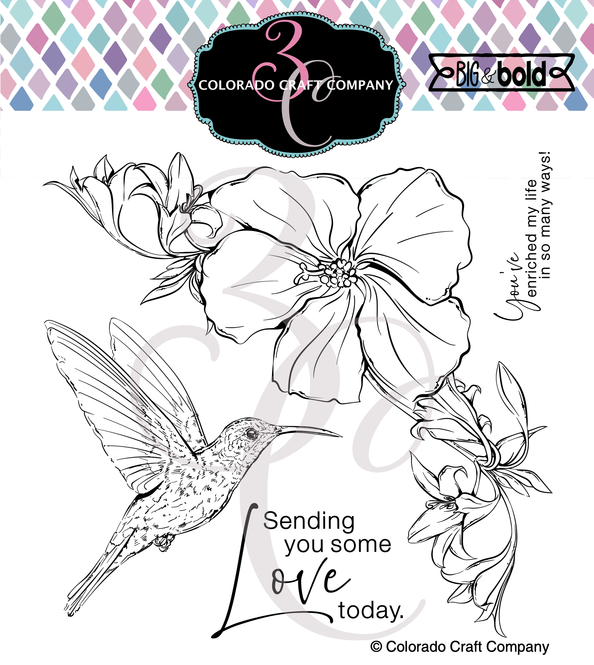 Hibiscus Love - Big and Bold Craft Die Set