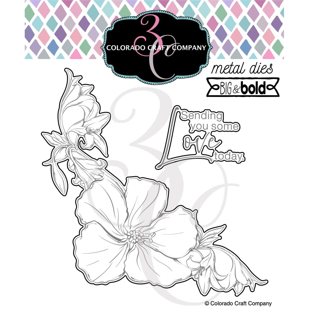 Hibiscus Love - Big and Bold Craft Die Set