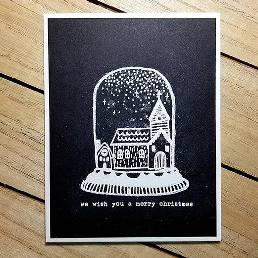 Let It Snow - Whimsy World - Christmas Clear Stamp
