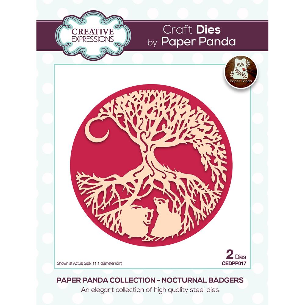 Nocturnal Badgers - Craft Die