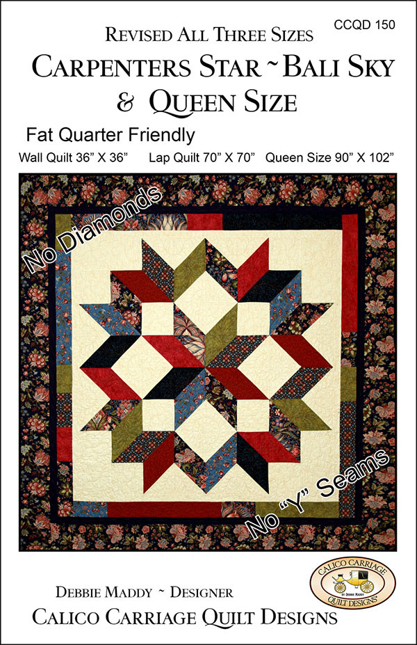 Carpenters Star/Bali Sky - Quilt Pattern