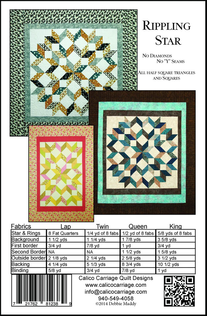 Rippling Star - Quilt Pattern