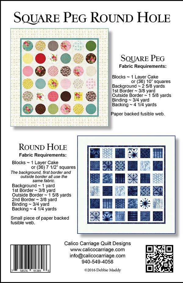 Square Peg Round Hole - Quilt Pattern