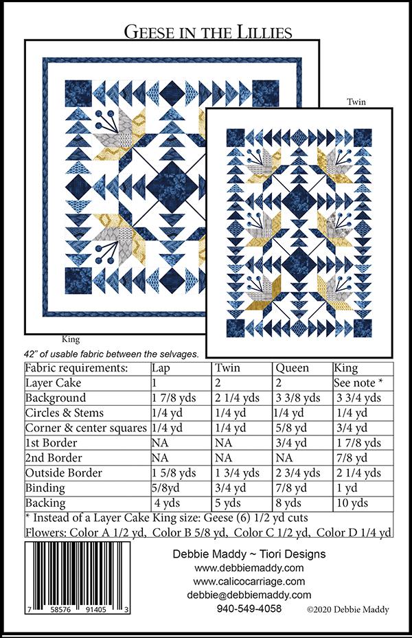 Geese In The Lillies - Quilt Pattern