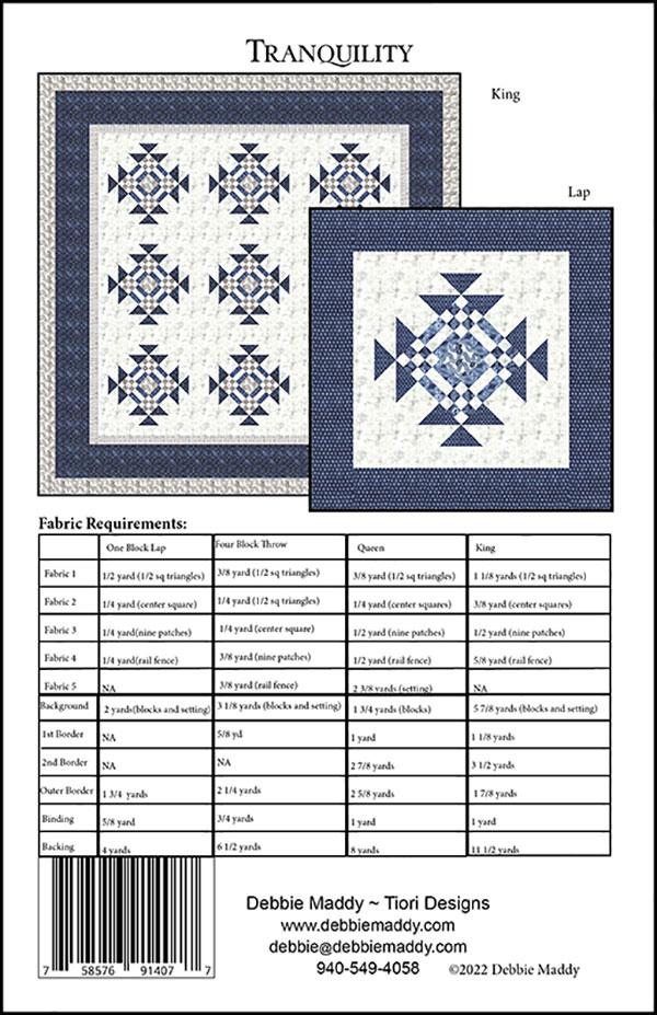 Tranquility - Quilt Pattern