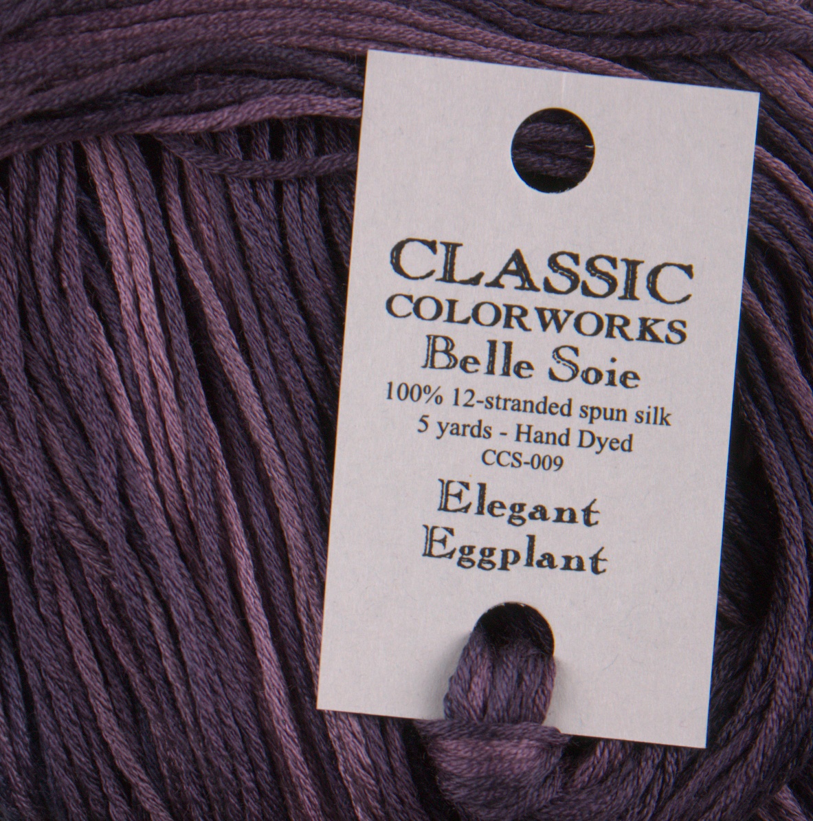Elegant Eggplant - Belle Soie Silk Floss