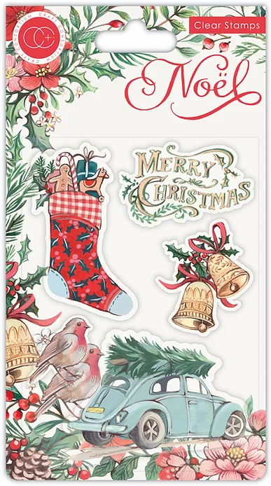 Christmas Festivity - Noel - A5 Clear Stamp