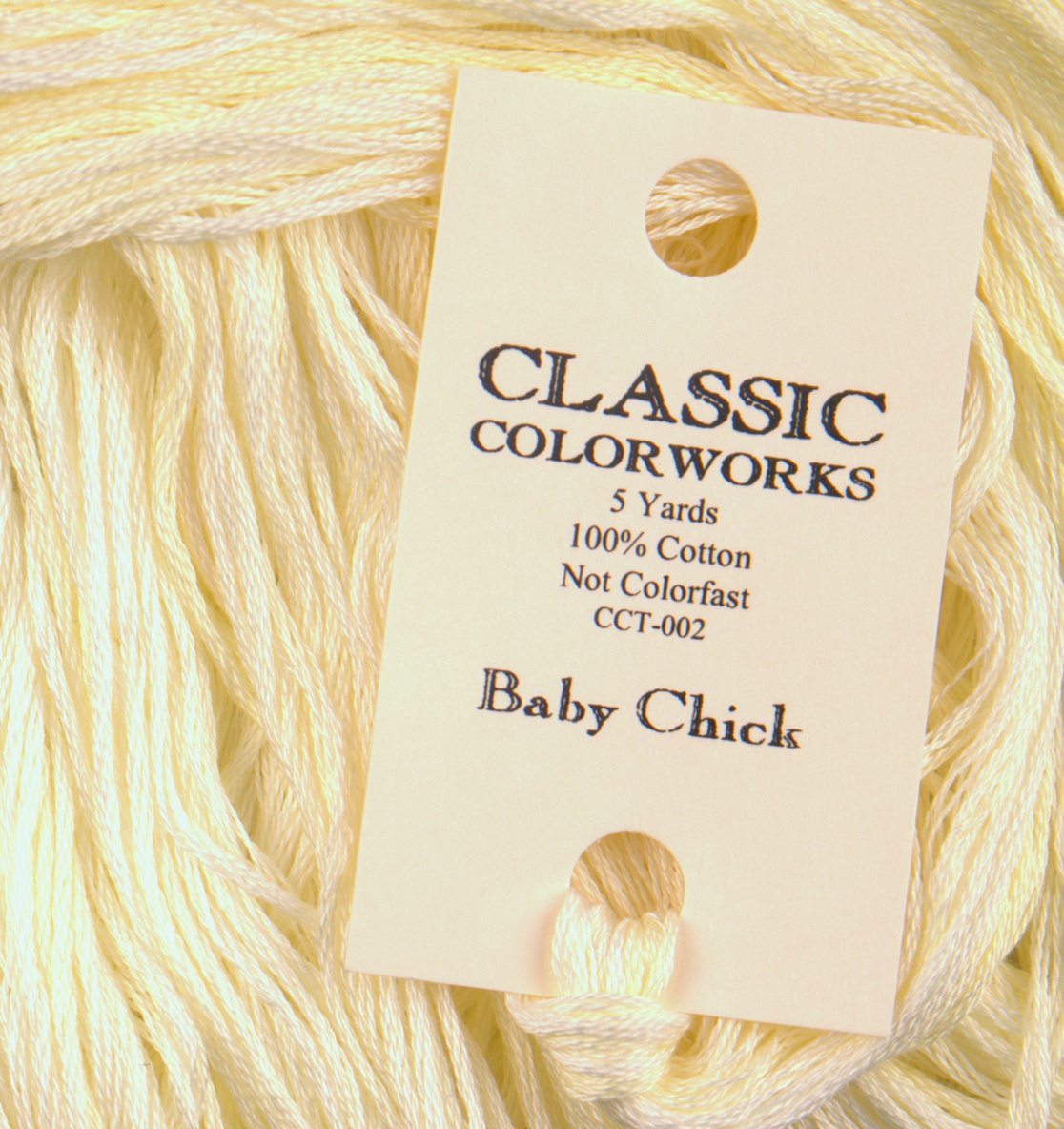 Baby Chick Yellow - Classic Colorworks Cotton Floss