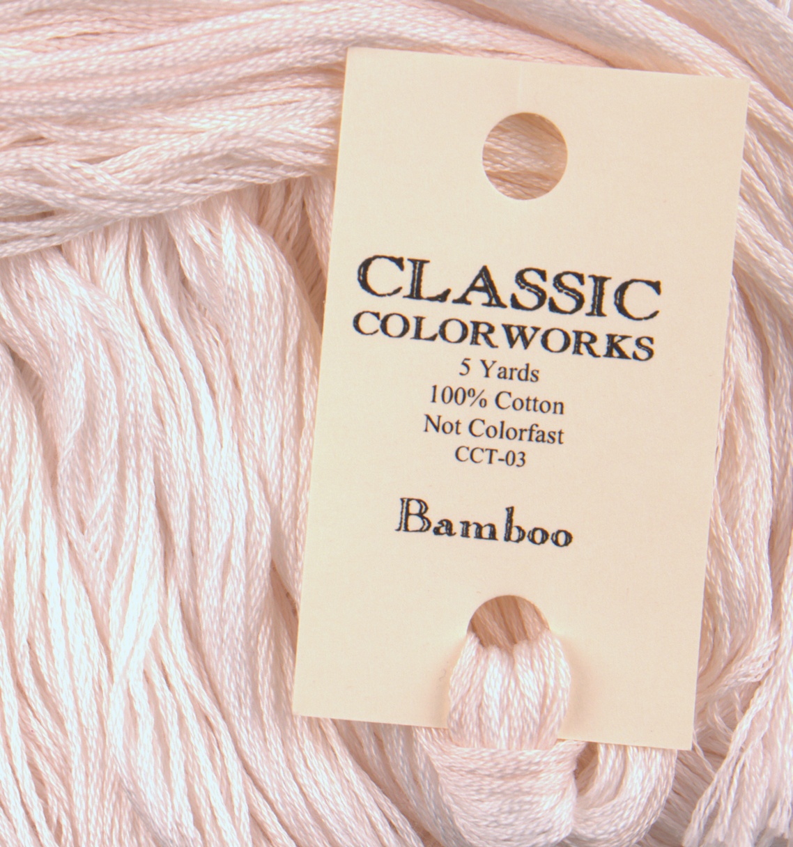 Bamboo White - Classic Colorworks Cotton Floss