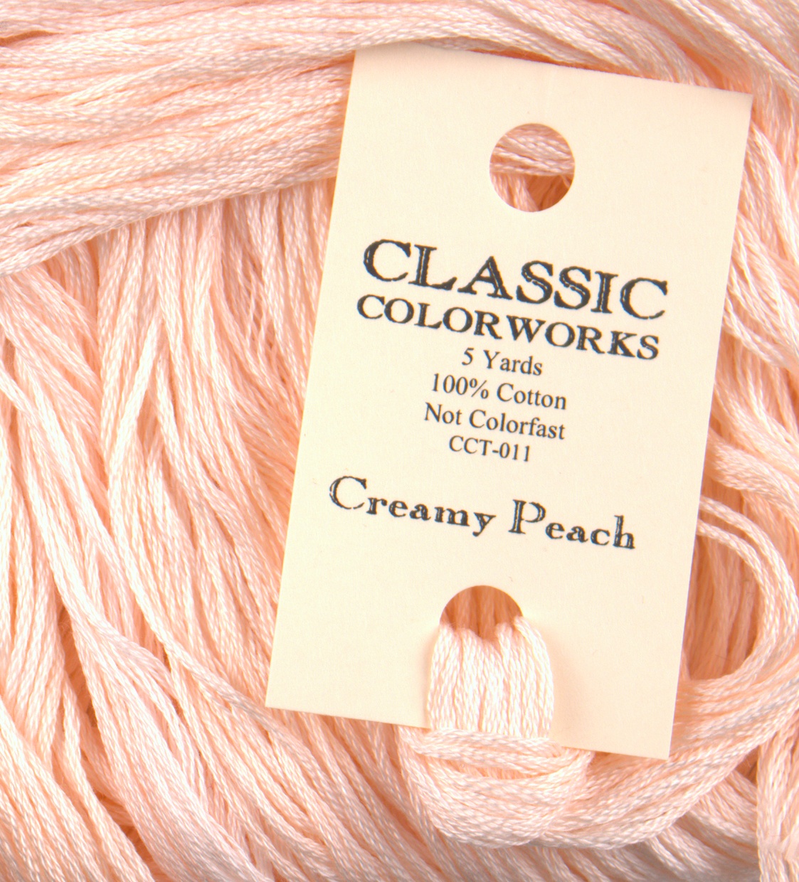Creamy Peach Pink - Classic Colorworks Cotton Floss