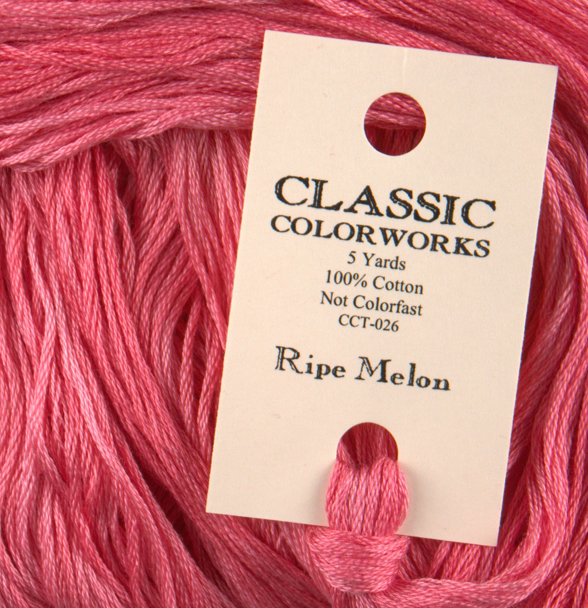 Ripe Melon Red - Classic Colorworks Cotton Floss
