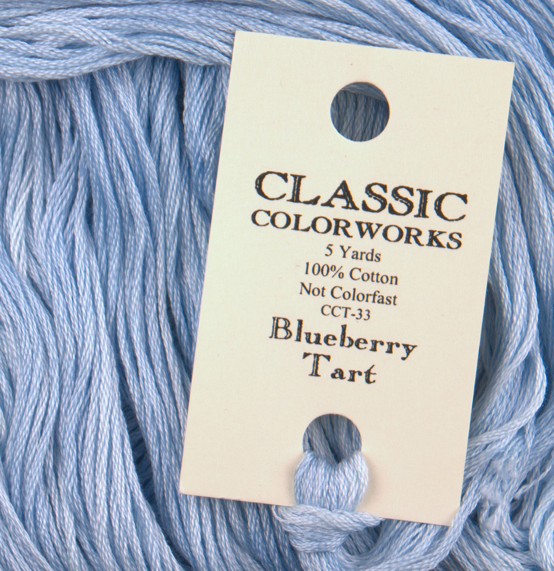 Blueberry Tart Blue - Classic Colorworks Cotton Floss