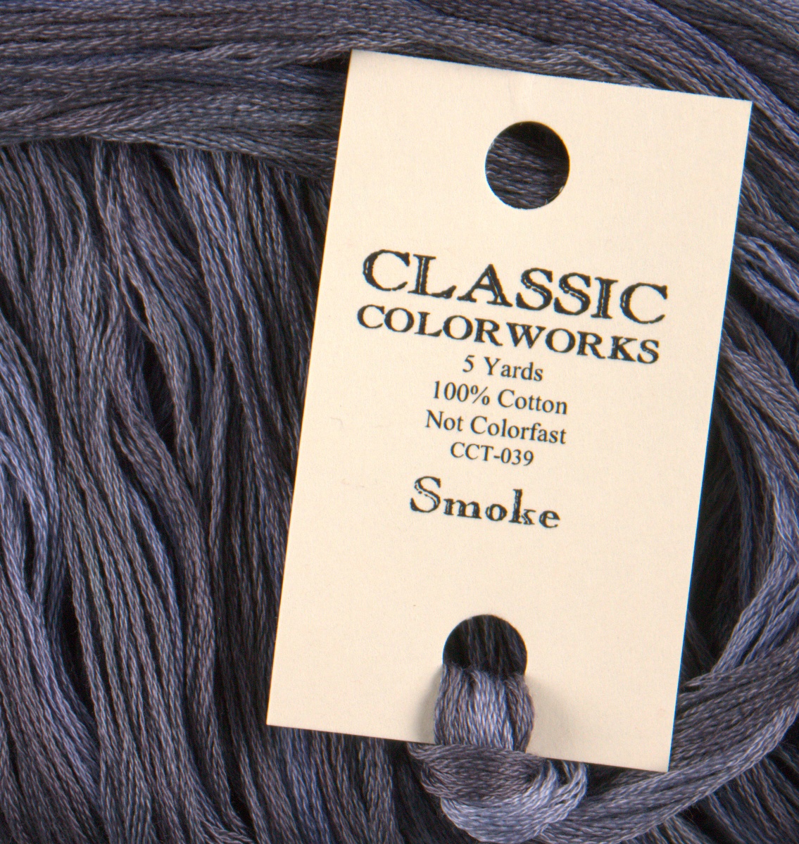 Smoke Gray - Classic Colorworks Cotton Floss