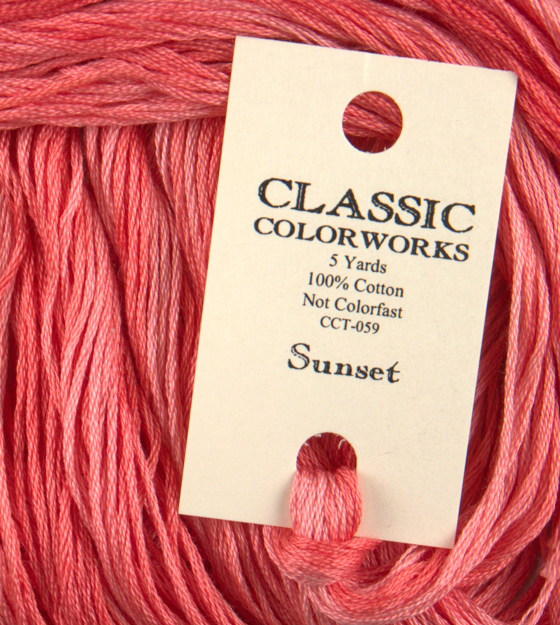 Sunset Red - Classic Colorworks Cotton Floss