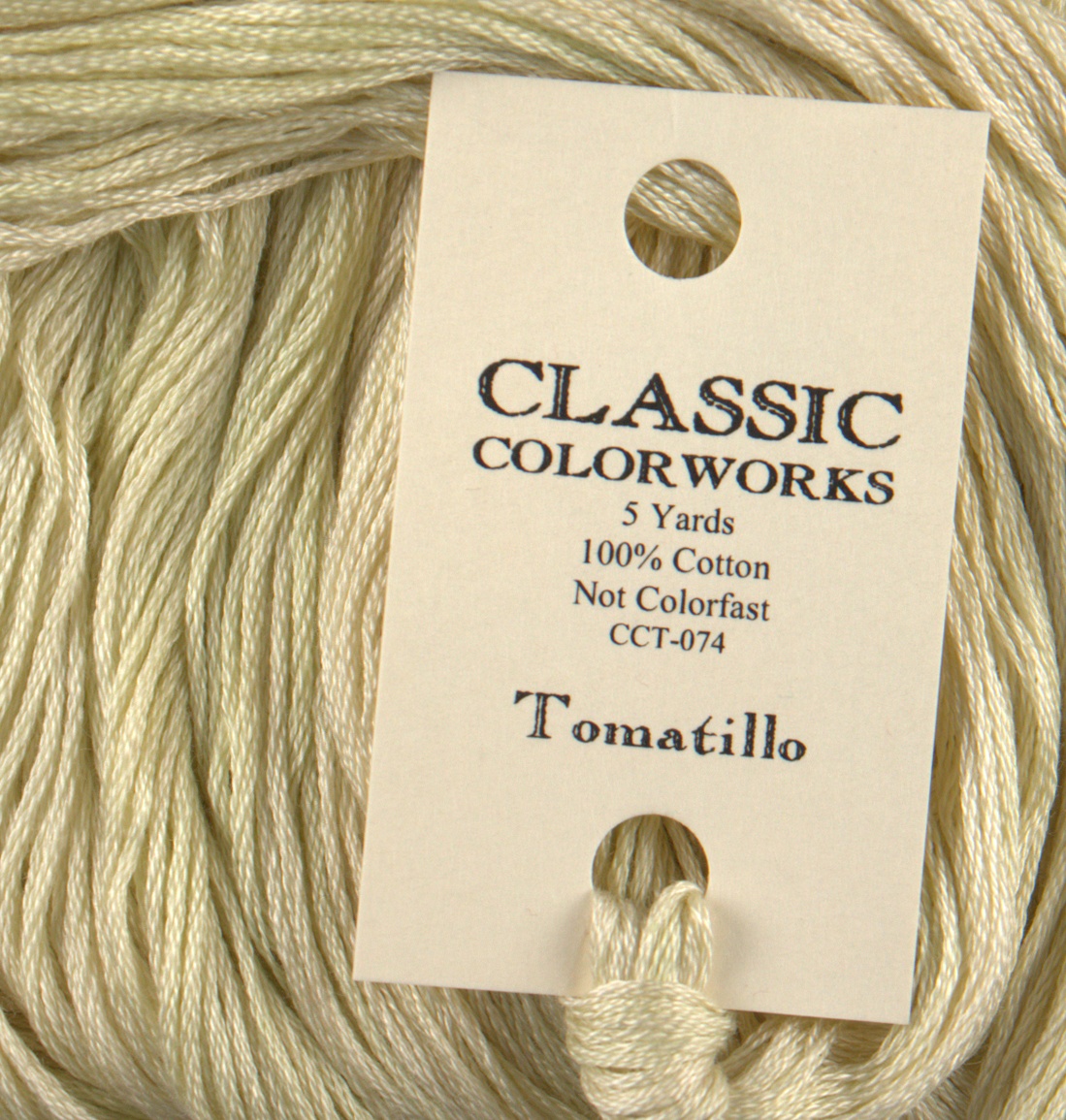 Tomatillo Yellow - Classic Colorworks Cotton Floss