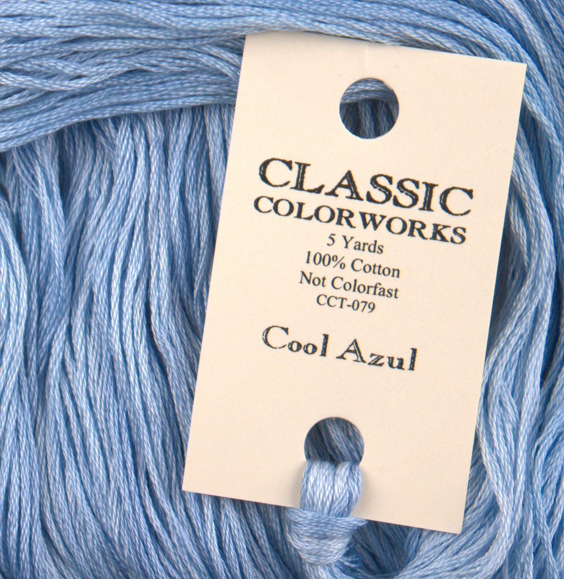 Cool Azul Blue - Classic Colorworks Cotton Floss