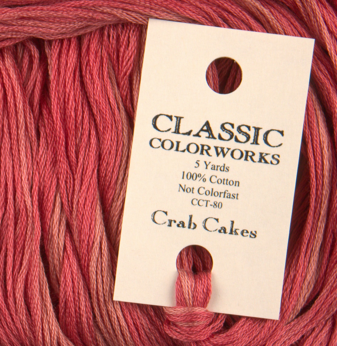 Crab Cakes Red - Classic Colorworks Cotton Floss