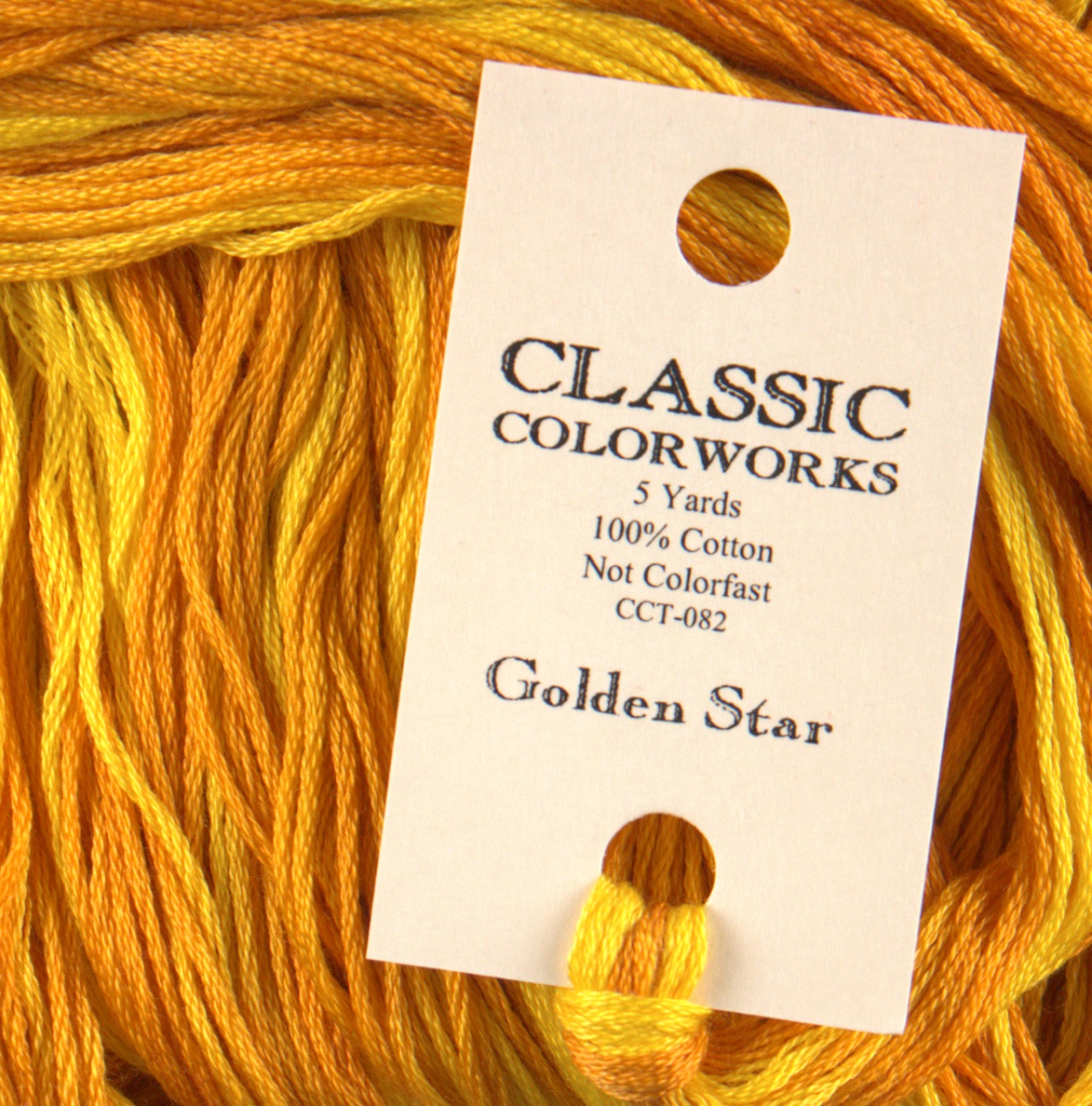Golden Star Yellow - Classic Colorworks Cotton Floss