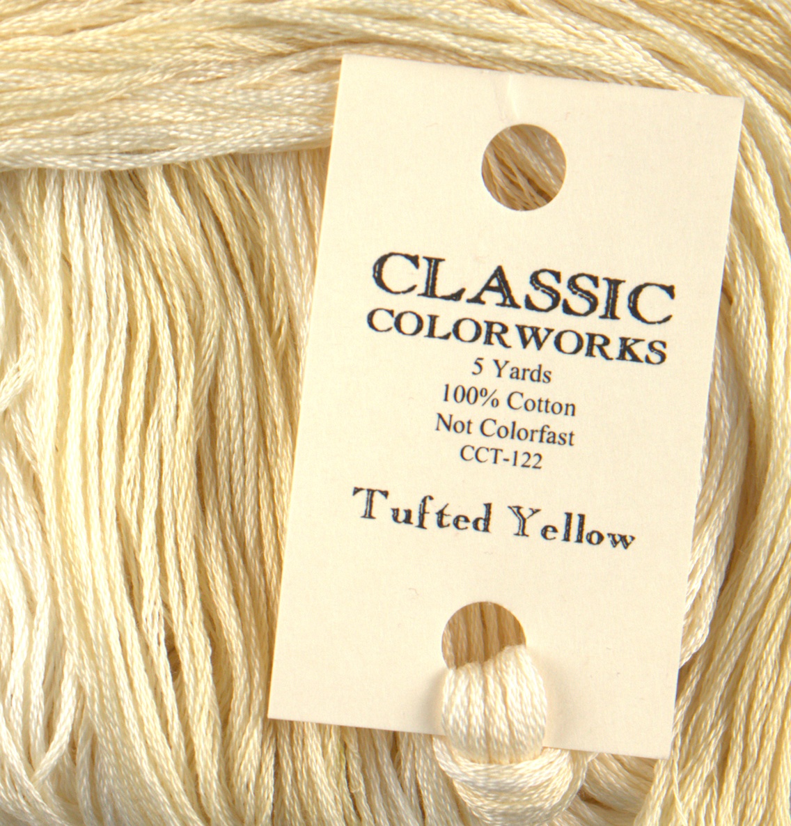 Tufted Yellow - Classic Colorworks Cotton Floss