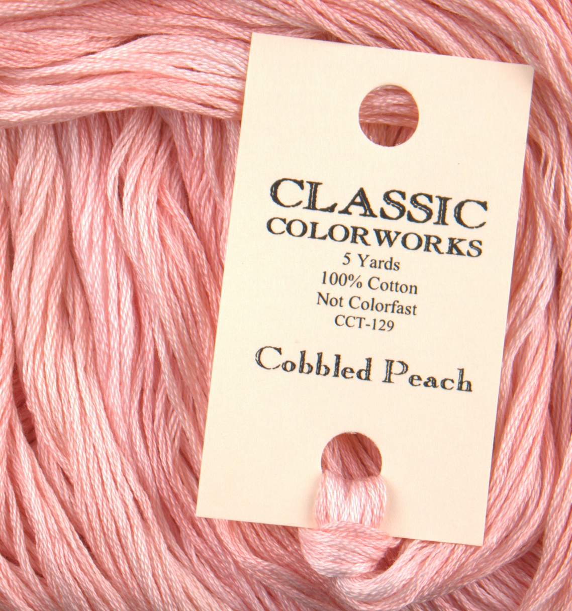 Cobbled Peach Pink - Classic Colorworks Cotton Floss
