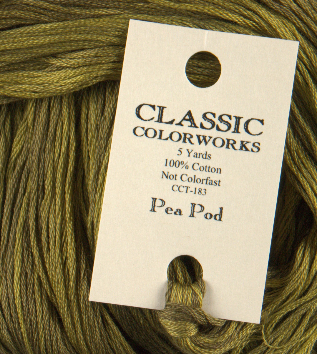 Pea Pod Green - Classic Colorworks Cotton Floss