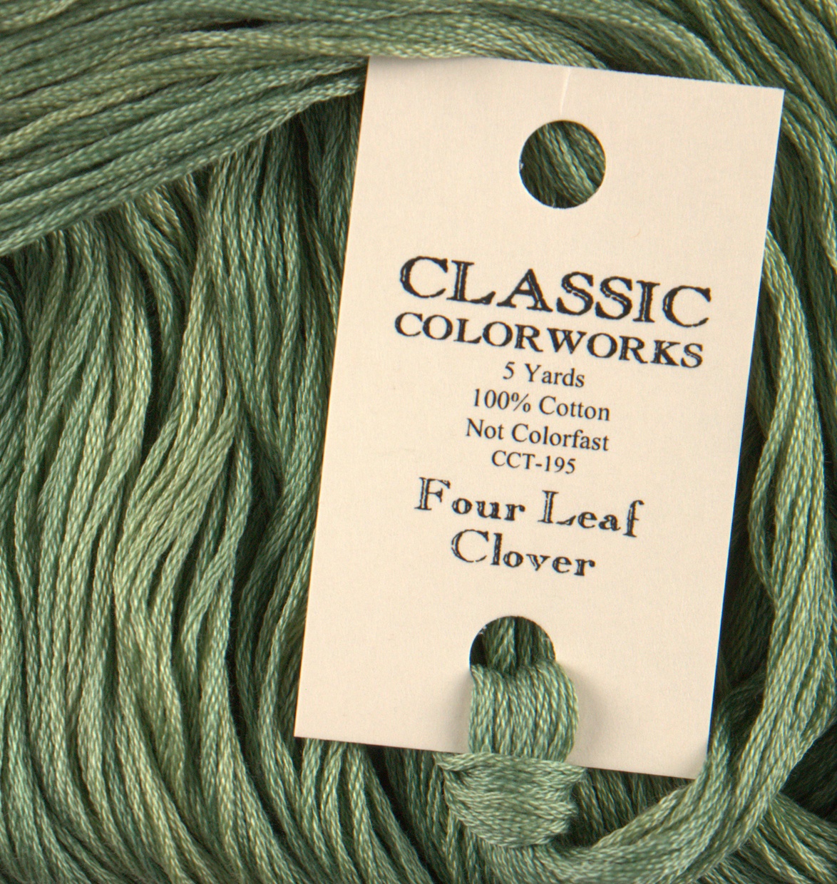 Four Leaf Clover Green - Classic Colorworks Cotton Floss