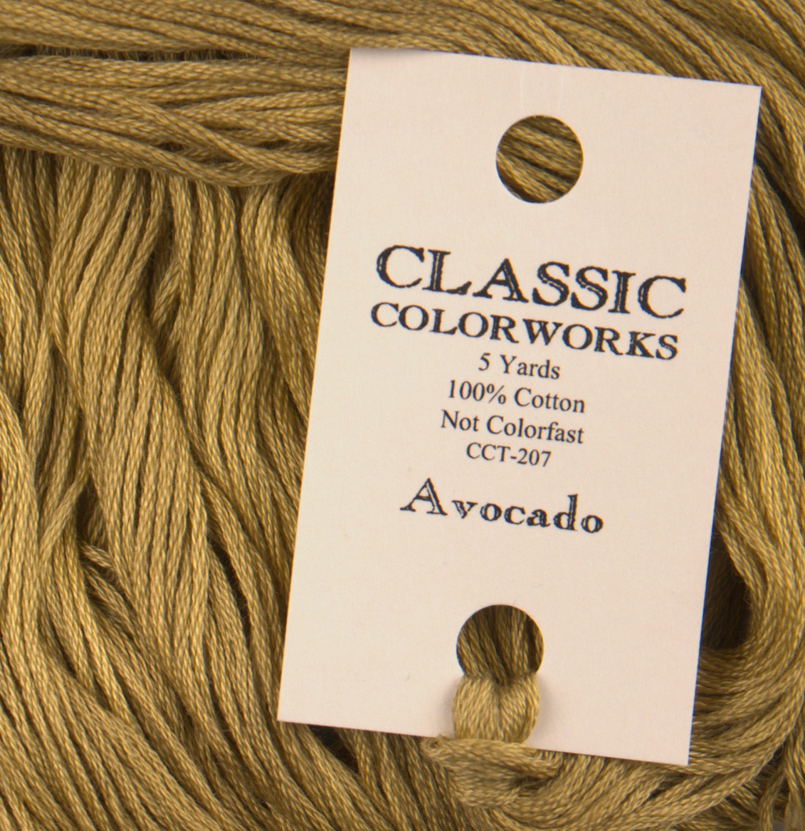 Avocado Yellow - Classic Colorworks Cotton Floss