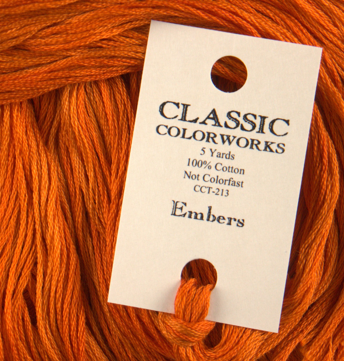 Embers Orange - Classic Colorworks Cotton Floss