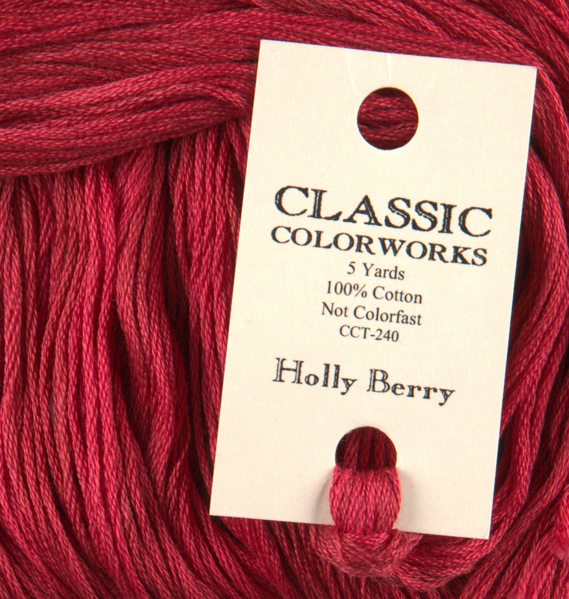 Holly Berry Red - Classic Colorworks Cotton Floss