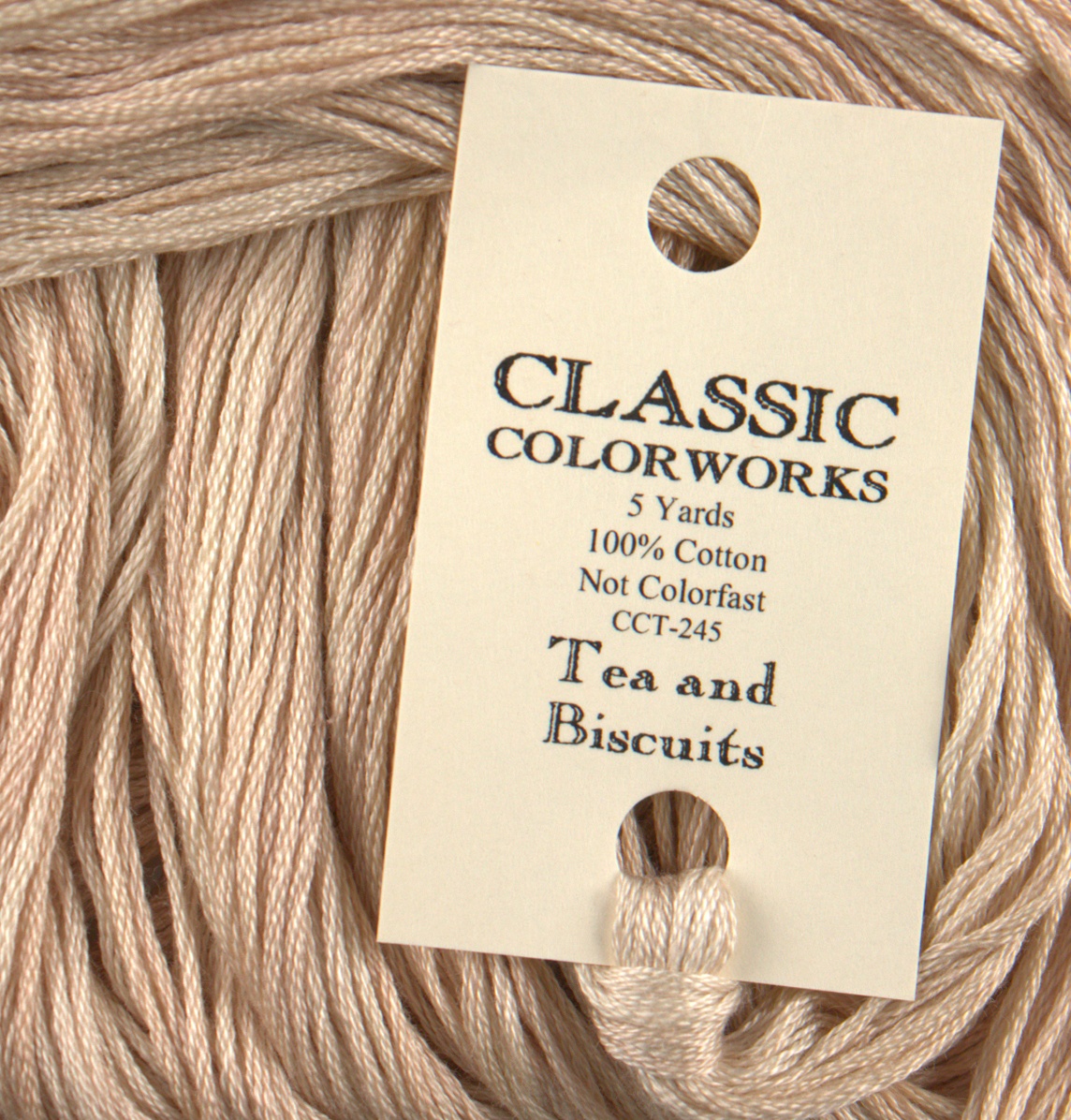 Tea and Biscuits Cream - Classic Colorworks Cotton Floss