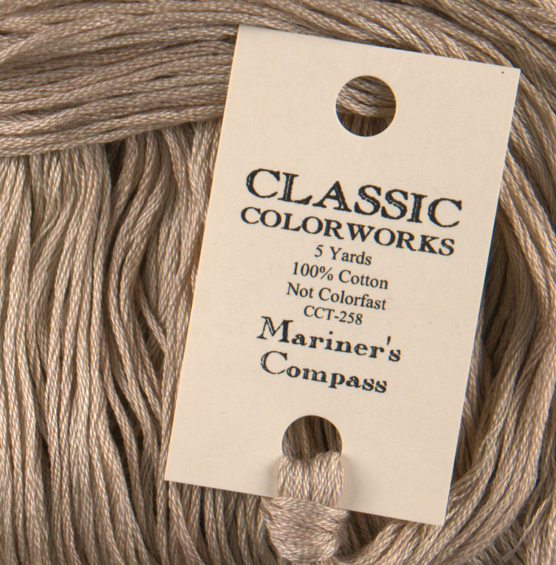 Mariner's Compass Brown - Classic Colorworks Cotton Floss