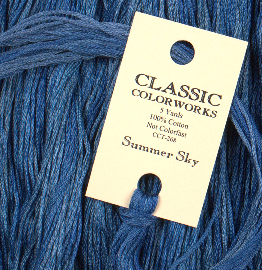 Summer Sky Blue - Classic Colorworks Cotton Floss