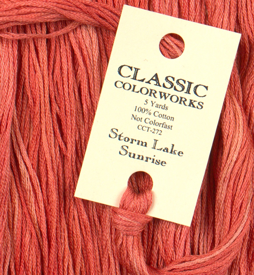Storm Lake Sunrise Red  - Classic Colorworks Cotton Floss