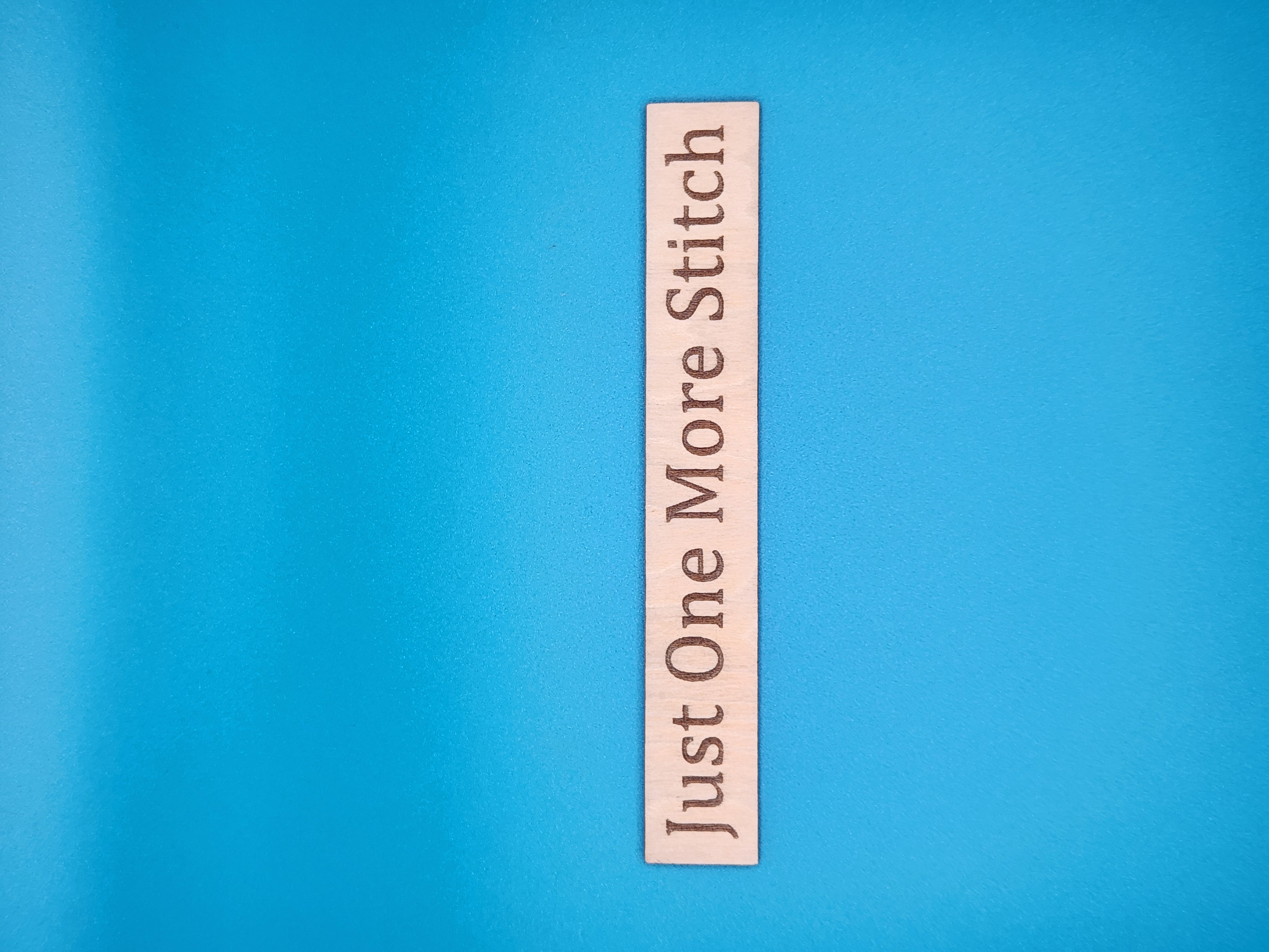 Just One More Stitch - Line Keeper, zoomed in. Select this picture to zoom back out.